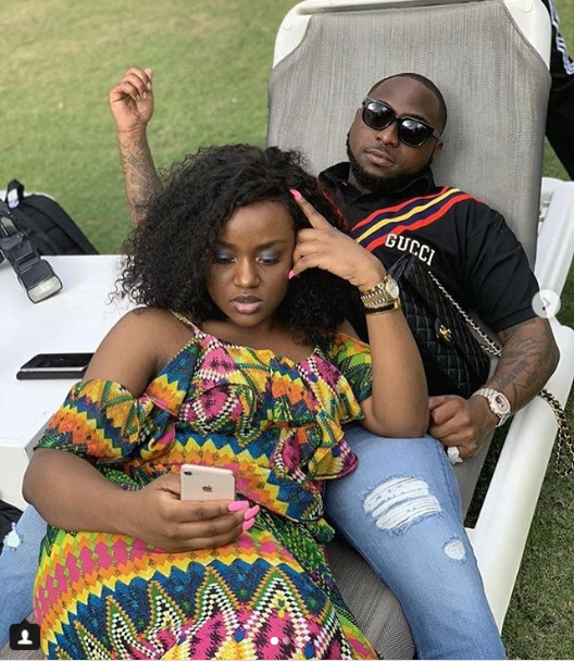 Lovely new photos of Davido and his boo Chioma?lounging together