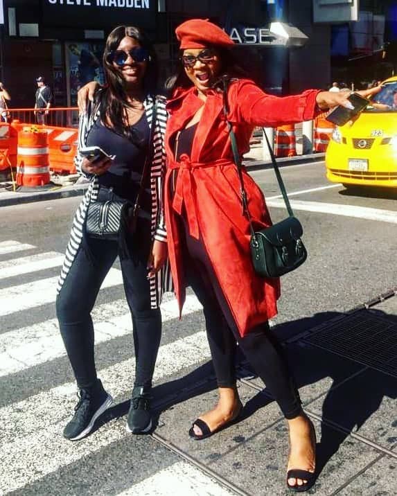 Omotola and her daughter could pass for sisters in these new photos