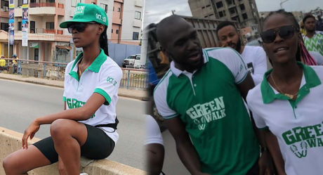 BBNaija’s Khloe joins Nigerian students in Cotonou to celebrate Independence Day (videos)