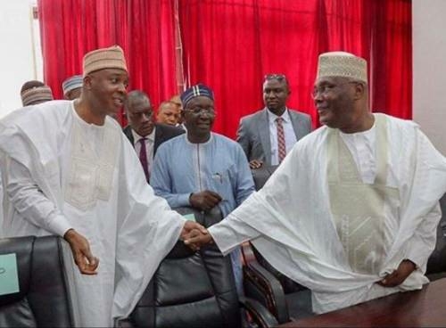 Bukola Saraki meets Atiku