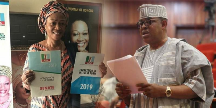 Senator Remi Tinubu, Senator Gbenga Ashafa