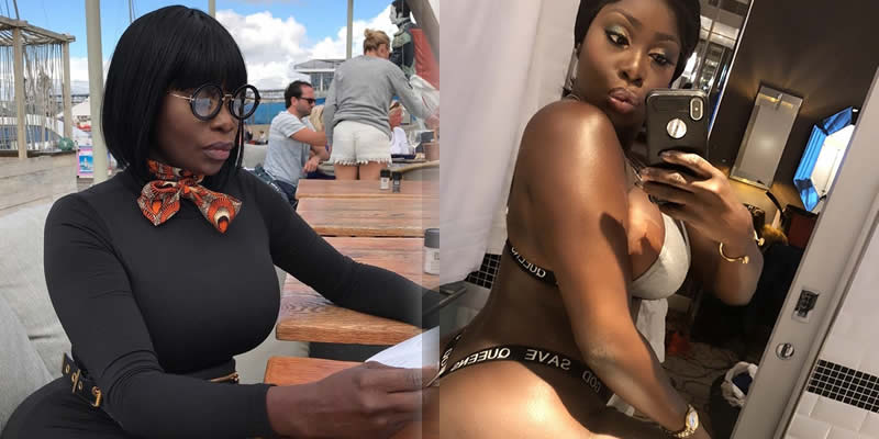 Curvy model Symba, twerks all most naked as she draws a crowd (Video) .