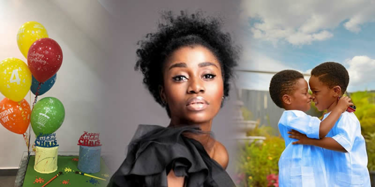 TY Bello celebrates the 4th birthday of her twins