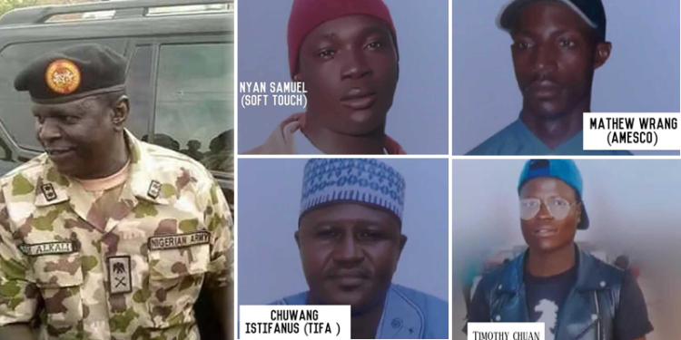 Photos of suspects declared wanted over missing Major General Idris Alkali