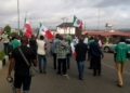 Labour (NLC) protesting for minimum wage during STRIKE