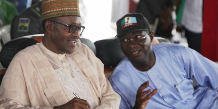 President Muhammadu Buhari, Minister of Works, Babatunde Raji Fashola