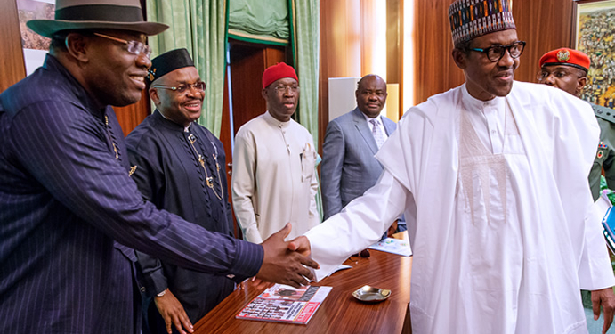 Buhari meets four PDP govs