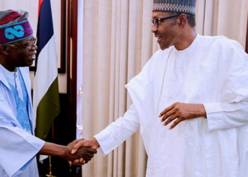 Tinubu meets President Muhammadu Buhari