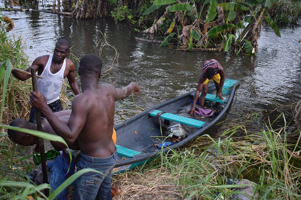 Two female corpses recovered after 14-seater bus plunged into river in Rivers state
