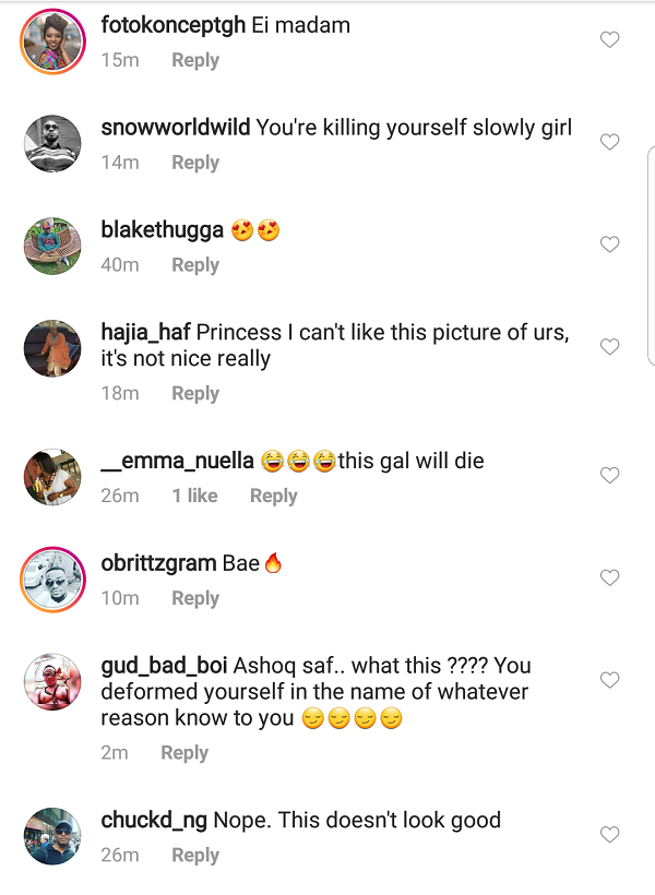 Curvy actress Princess Shyngle flaunts her extremely tiny waist and fans raise fears (screenshots)