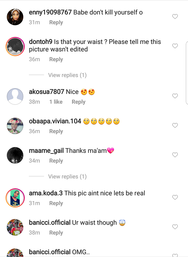 Curvy actress Princess Shyngle flaunts her extremely tiny waist and fans raise fears (screenshots)