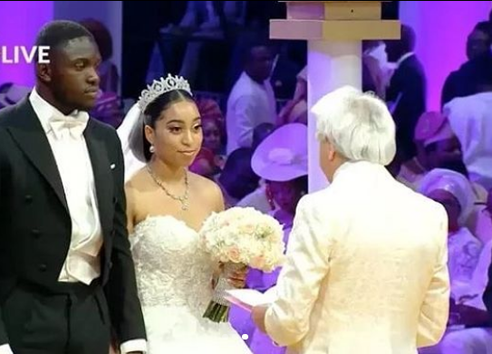 First photos from the church wedding of Pastor Chris Oyakhilome