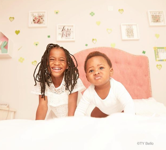 Ibidun Ighodalo celebrates her children and opens up on how she adopted them (photos)