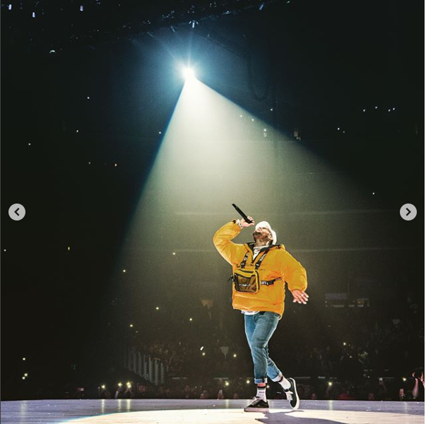 Drake officially ends his beef with Chris Brown, brings the singer on stage at his concert in LA (Photos)