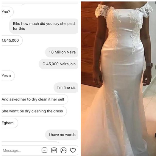 Photo: See the wedding dress a Nigerian designer reportedly collected N1.8m to make