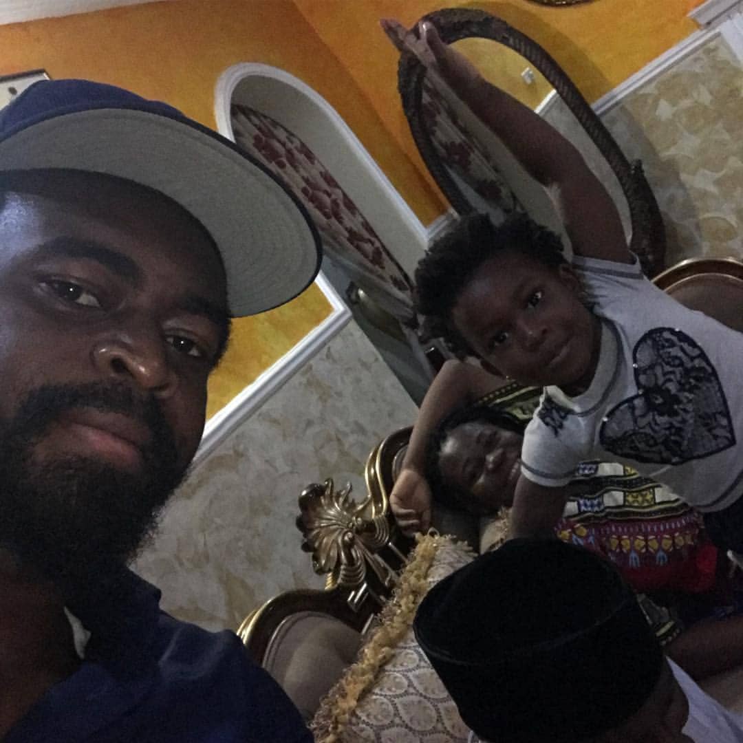 Lovely photos of ex-president Goodluck Jonathan with his daughter Faith, her hubby and grandchildren