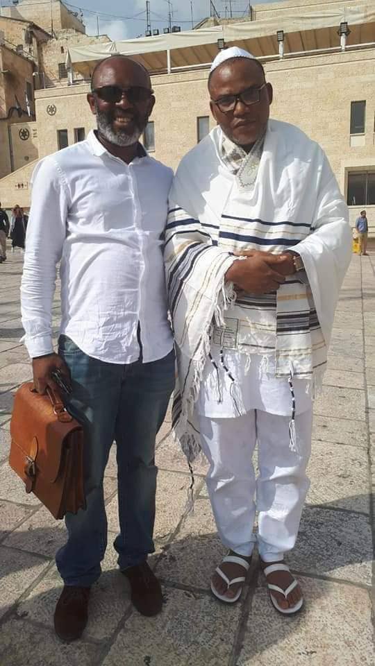 More photos of Nnamdi Kanu and his supporters in Jerusalem