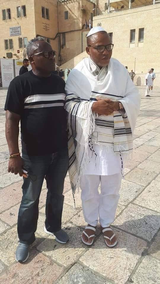 More photos of Nnamdi Kanu and his supporters in Jerusalem