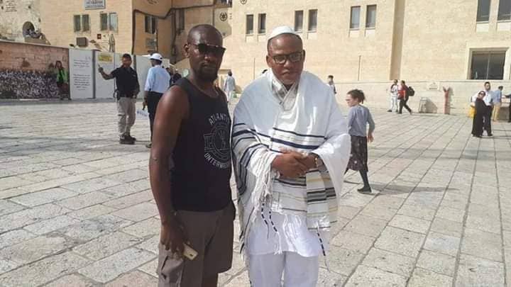 More photos of Nnamdi Kanu and his supporters in Jerusalem