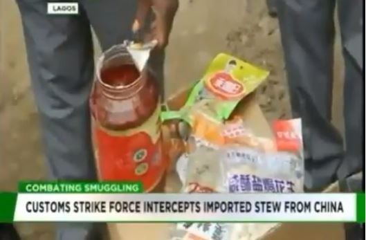 Nigerian customs strike force intercepts containers of imported 
