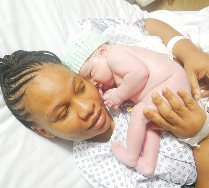 Nollywood actress Sugar Chika and hubby welcome son(photos)