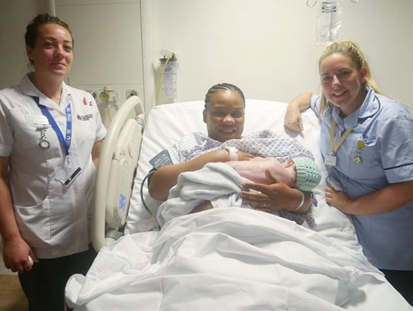 Nollywood actress Sugar Chika and hubby welcome son(photos)