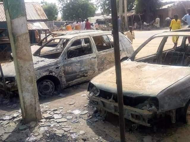 Photos: Bandits kill police corporal, 5 others in Zamfara, destroy vehicles, houses