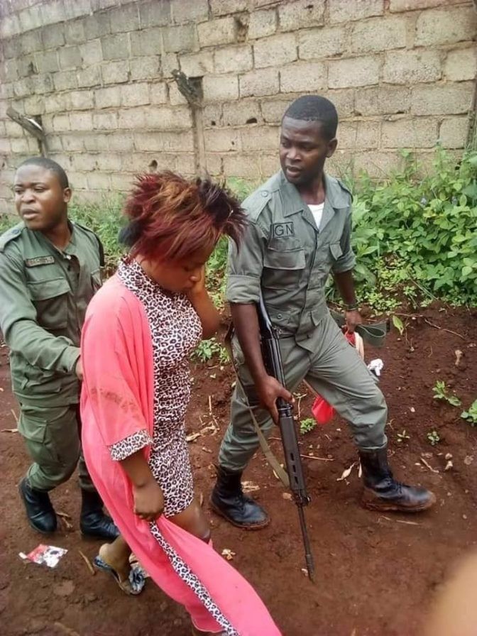 Slay queen arrested after stabbing her friend in the neck over a man (photos)