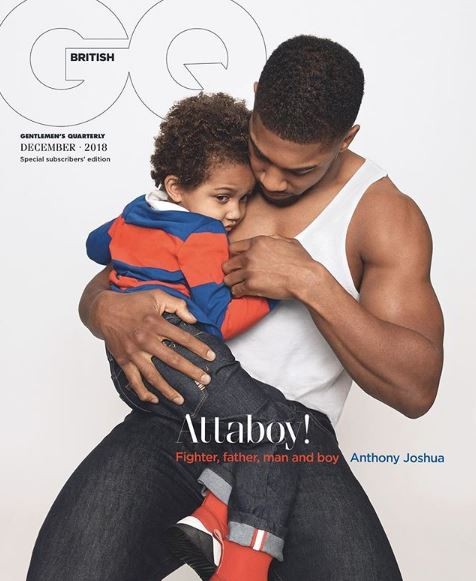 Anthony Joshua and his son, JJ are all shades of cute as they cover the December edition of?GQ Magazine (Photos)