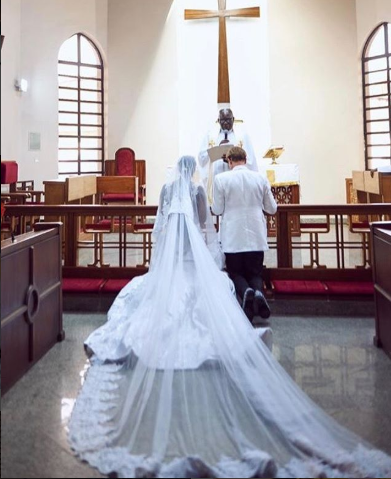 Actress Ada Slim marries her Caucasian lover (photos)