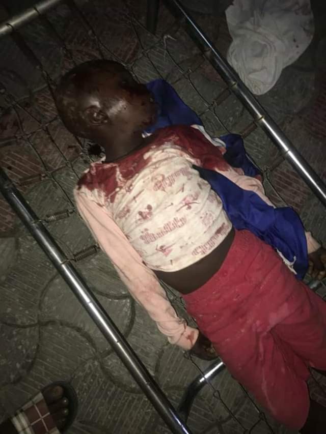 Photos: 9-year-old boy killed by stray bullet allegedly fired by trigger-happy vigilantes in Delta State