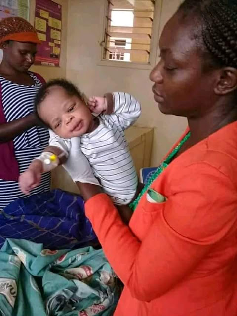 Photos: Beautiful baby boy found dumped in bush in Kenya