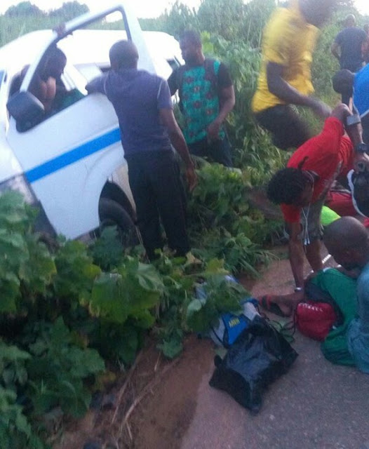 Photos: Nigeria Amputee Football Team involved in auto crash en-route Abuja for visa appointment