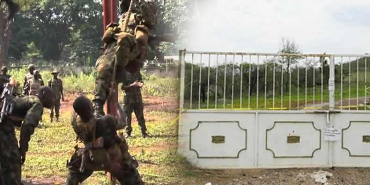 Illegal security training camp in Taraba