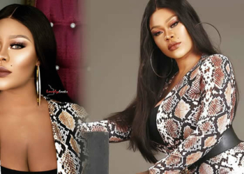 Daniella Okeke in Snake Print