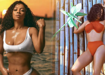 Toke Makinwa in Bikini, Celebrates her 34 Birthday