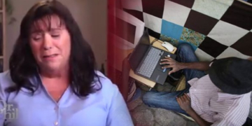 White woman scammed by online fraudster (Yahoo Boy)