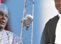 Man climbs mast to protest against Atiku