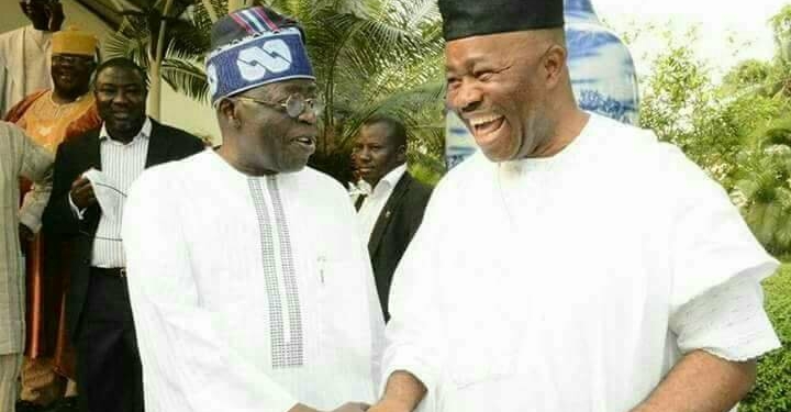 Akpabio meets Tinubu