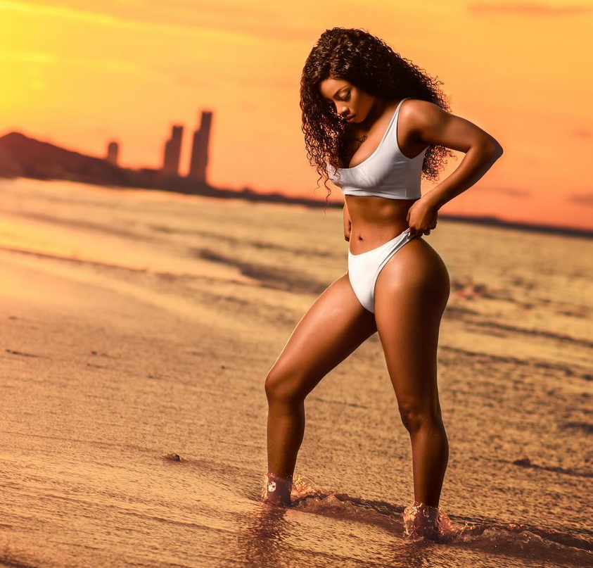 On Becoming 34! Toke Makinwa flaunts her curves in hot new bikini photos
