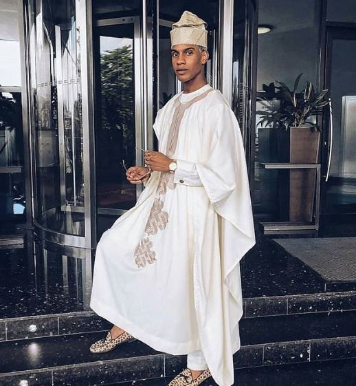 Falz, Adekunle Gold, Denola Grey, see all the "Agbadas" from the wedding of OAP Gbemi Olateru-Olagbegi to?Femi Ajayi