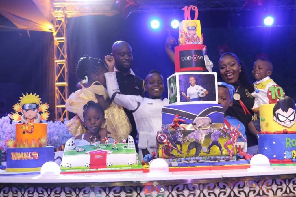 Warri Billionaire, Chief Ekomieyefa Uduboh celebrates lavish birthday for his 10 year old son, Roy Uduboh