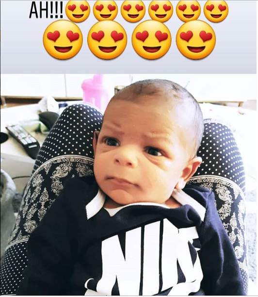 May D shares adorable new photos of his newborn son, Ethan