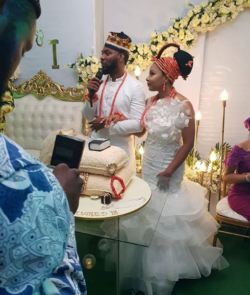 Linda Ejiofor and Ibrahim Suleiman hold court and traditional wedding (photos)