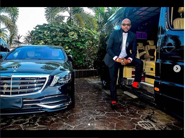 ?E-money shows off his car garage at his mansion (Photos)