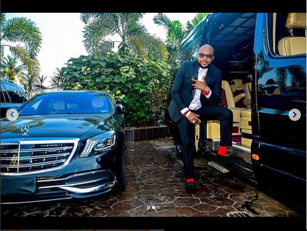 ?E-money shows off his car garage at his mansion (Photos)