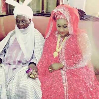 Photos: 86-year-old Emir of Daura welcomes second child with his young wife