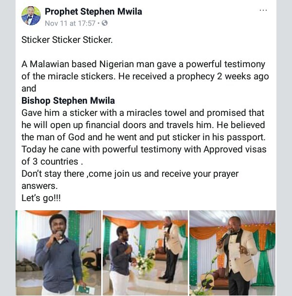 Nigerian man claims he got visas to 3 countries after he placed his pastor