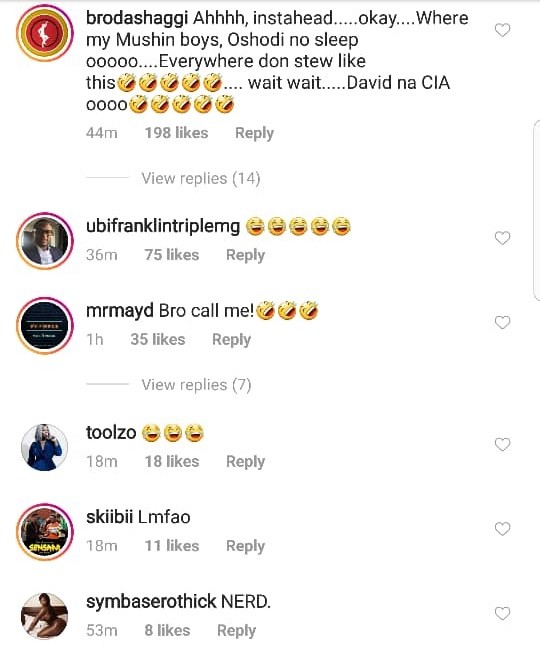 Bovi, Special Spesh, Oyemykke and other celebrities react after the identity of Instablog9ja founder was exclusively revealed by LIB today. (Screenshots)