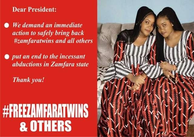 Kidnappers of Zamfara twin sisters reduce ransom to N15m, vow to kill one if payment not made on time
